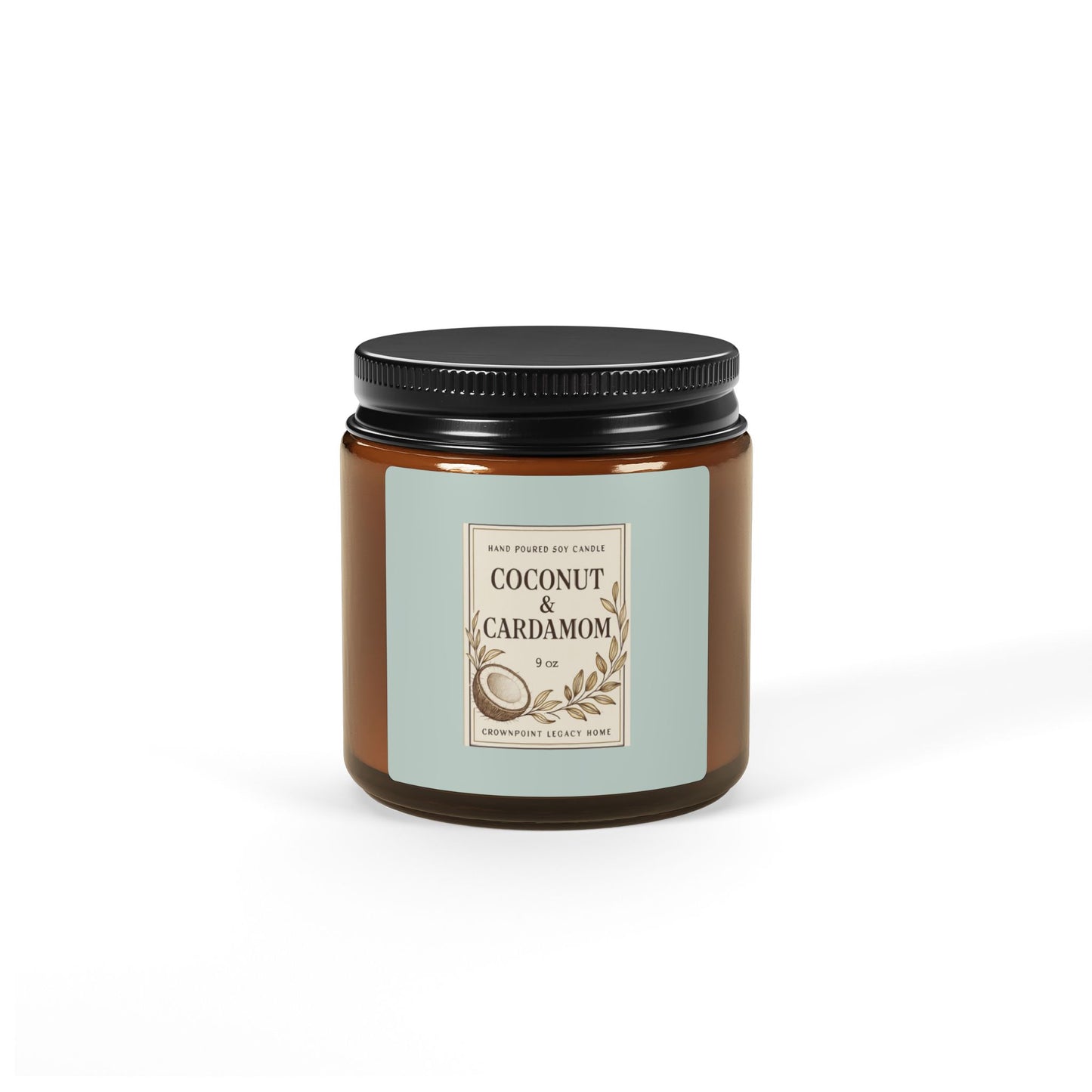 Coconut & Cardamom Scented Soy Candle | Cozy Atmosphere, Home Decor, Gift for Her, Relaxation, Aromatherapy