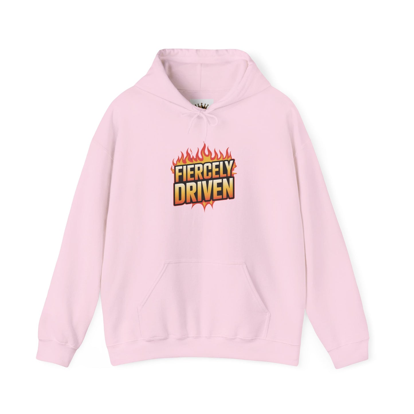 Fiercely Driven Hoodie, Motivational Sweatshirt, Inspirational Hooded Jumper, Empowering Pullover, Strength Boosting Hoodie for Men and