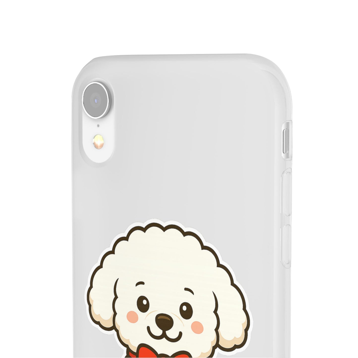 Cute Dog Flexi Case - Personalized Pet Phone Cover, Kibble Lover, Gift for Dog Owners, Custom Animal Case, Perfect for Pet Lovers