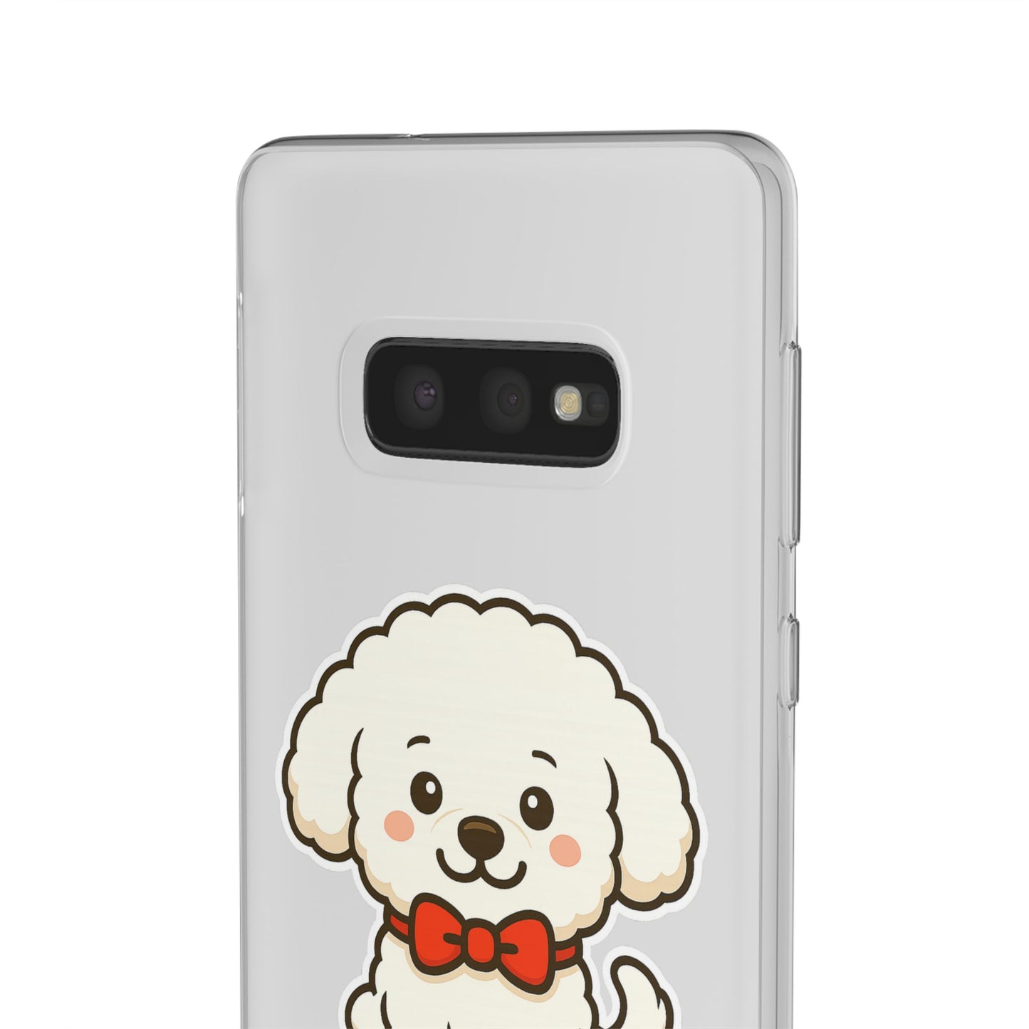 Cute Dog Flexi Case - Personalized Pet Phone Cover, Kibble Lover, Gift for Dog Owners, Custom Animal Case, Perfect for Pet Lovers
