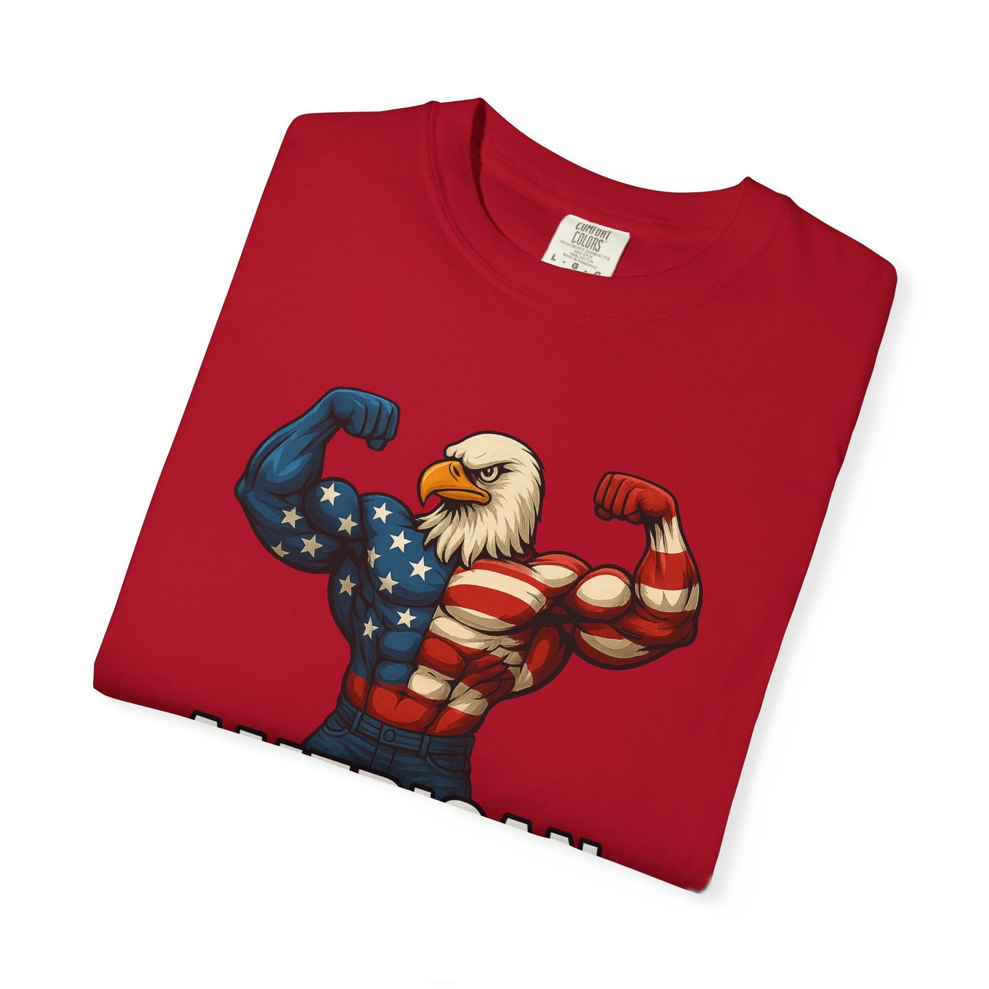 American Strength T-Shirt, Unisex Tee, Patriotic Eagle Graphic Tee Shirt, Men's Women's Graphic Tee, Red White Blue USA shirt, Free Shipping