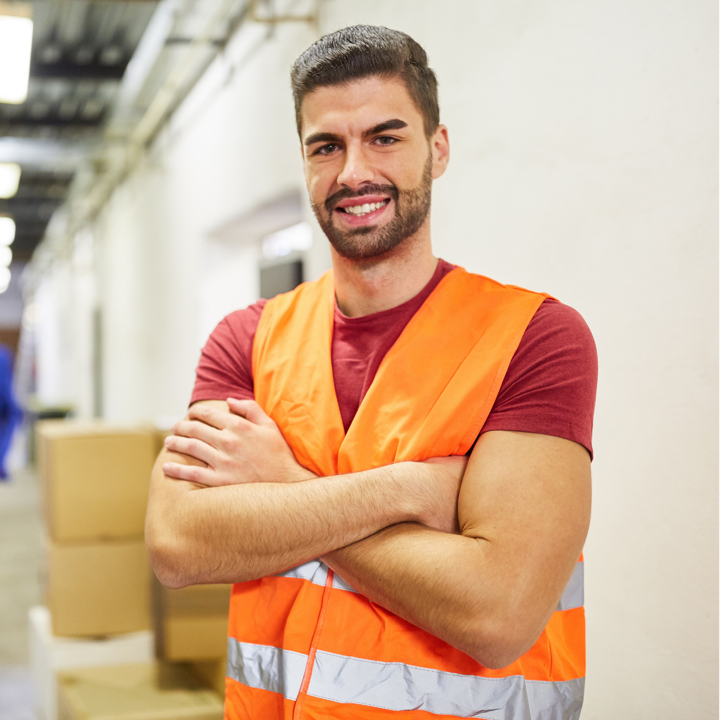 ANSI Class 2 High Visibility Safety Vest – Orange or Yellow with Reflective Stripes