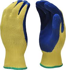 Industrial Kevlar Work Gloves-Latex Palm Coated