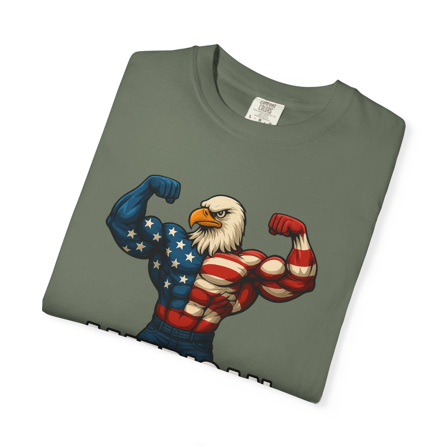American Strength T-Shirt, Unisex Tee, Patriotic Eagle Graphic Tee Shirt, Men's Women's Graphic Tee, Red White Blue USA shirt, Free Shipping